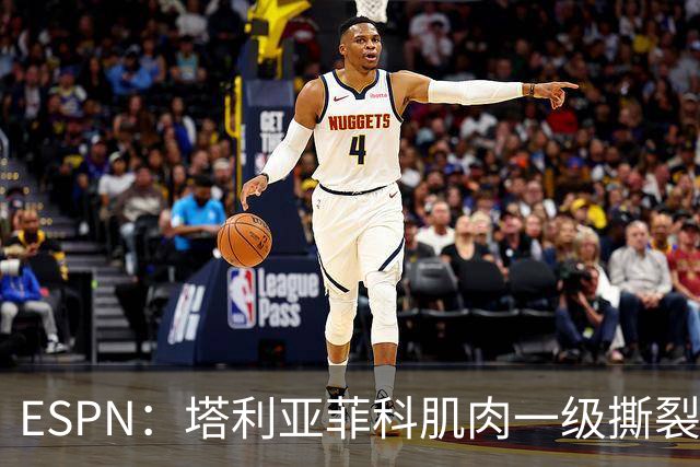 ESPN：塔利亚菲科肌肉一级撕裂，至少缺席世界杯前两场小组赛